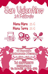 Al Cenacolo Restaurant à Niardo menu