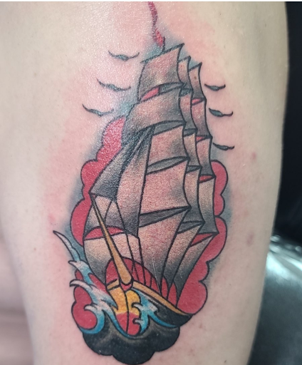 Explore sweeney todd tattoo ideas, creative tattoo ideas in Myrtle Beach, available at Myrtle Beach Ink