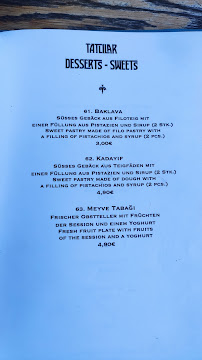 Köz Anatolian Specialties - Jena à Jena carte