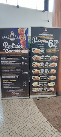 Carte du Sabor Gaucho - Almada Forum à Almada