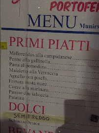 Restaurant Il Rifrullo à Portoferraio (le menu)