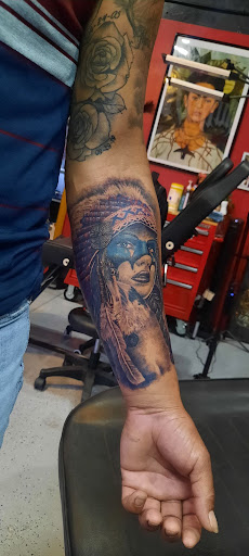 Explore hard worker tattoo ideas, creative tattoo ideas in Corcoran, available at La Raza Tattoo 2