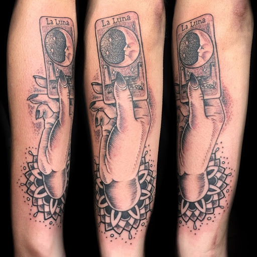 Explore minimal couple tattoo ideas, creative tattoo ideas in Astoria, available at Worlds Fair Tattoo