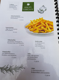 Rebstock à Lahr menu