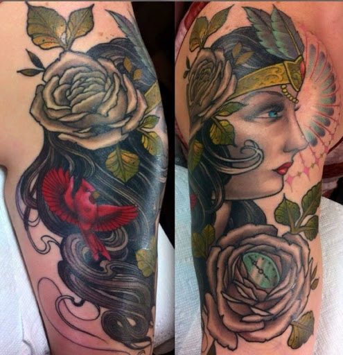 Explore yoda tattoo ideas, creative tattoo ideas in Norman, available at Studio Ink