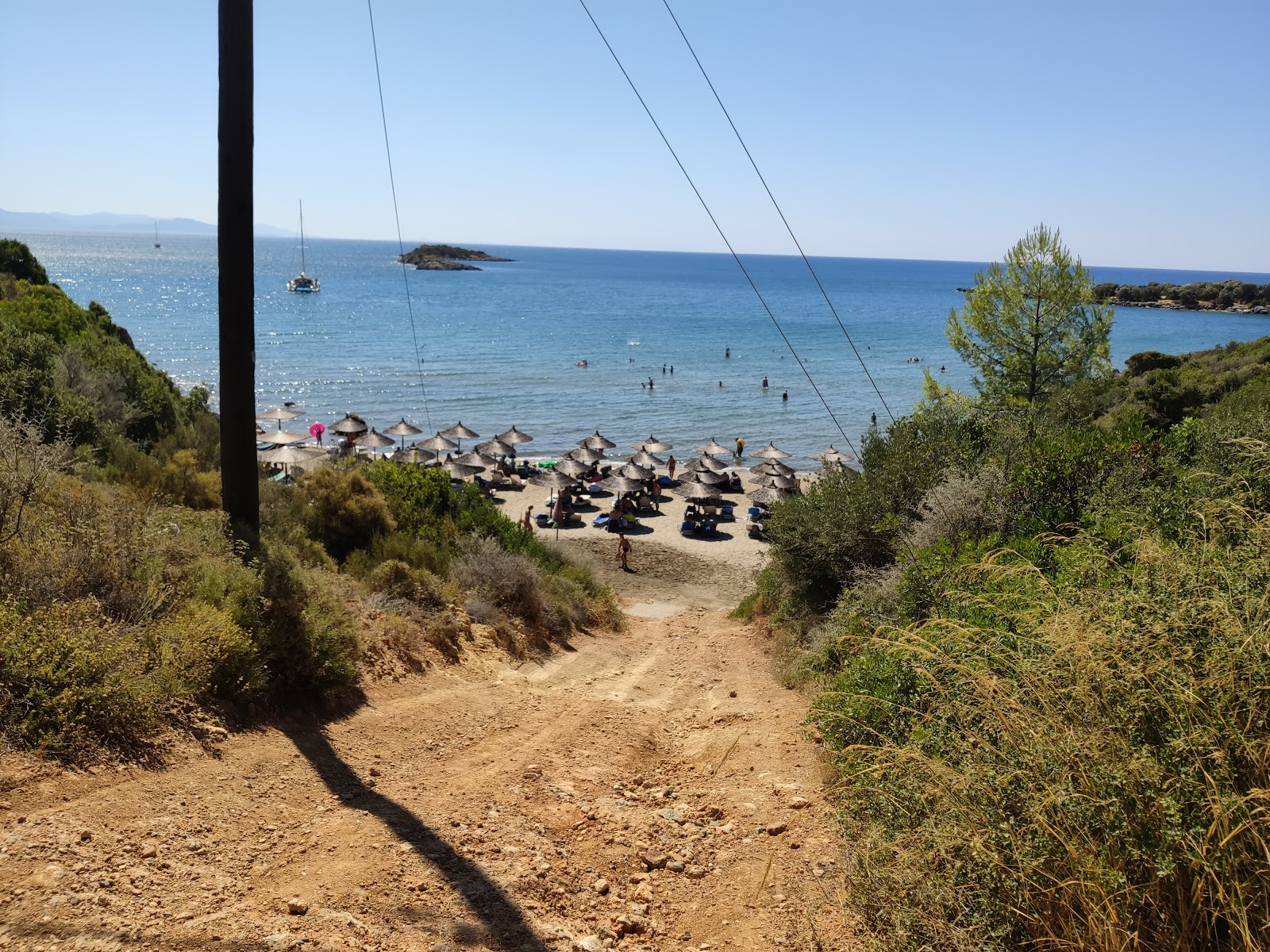 Photo de Trinisa beach avec un niveau de propreté de très propre
