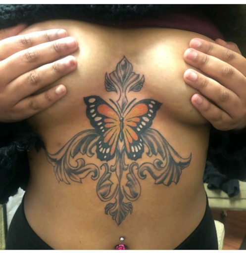 Explore black metal tattoo ideas, creative tattoo ideas in Redford, available at Prime Tattoo & Beauty