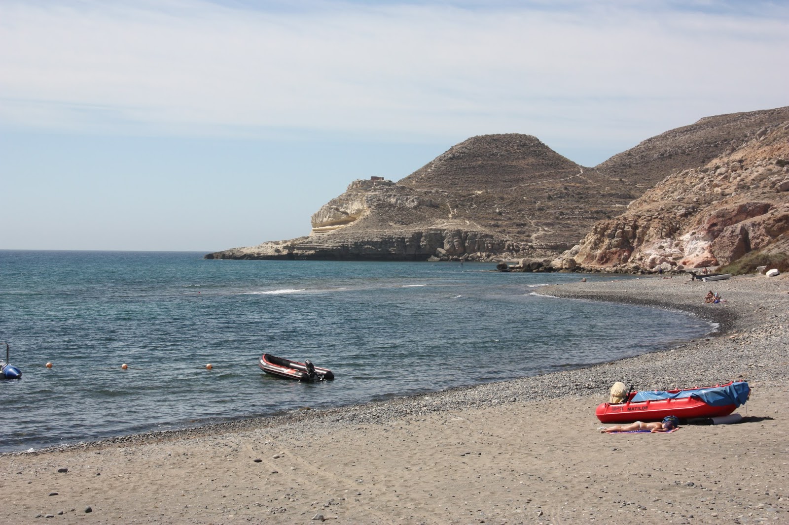 Foto van Playa de las Negras en de nederzetting