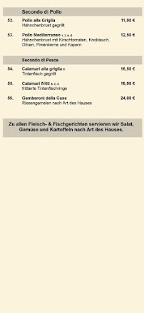 Ristorante Da Angela à Bad Berleburg carte