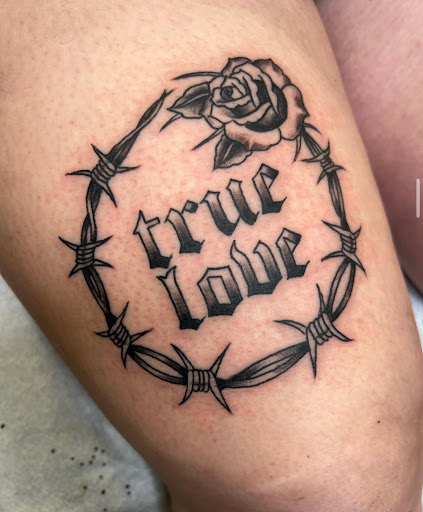 Explore tattoos for behind the ear ideas, creative tattoo ideas in Delmar, available at Resolute Tattoo