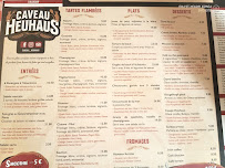 Restaurant de spécialités alsaciennes CAVEAU HEUHAUS à Eguisheim - menu / carte