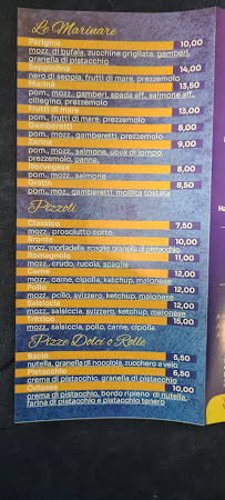 Pizzeria Marinè à Avola menu