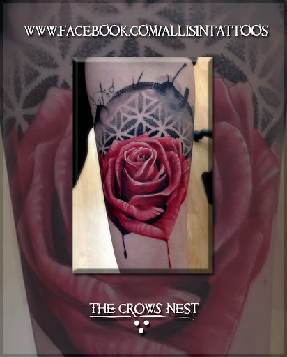 Explore dinosaur tattoo ideas, creative tattoo ideas in Dubuque, available at The Crows Nest