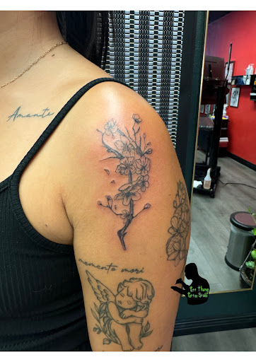 Explore boyfriend and girlfriend tattoo ideas, creative tattoo ideas in El Monte, available at Tatt Thang Tattoo Studio