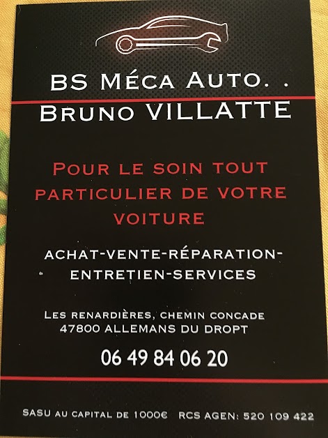 BS MECA AUTO à Allemans-du-Dropt (Lot-et-Garonne 47)