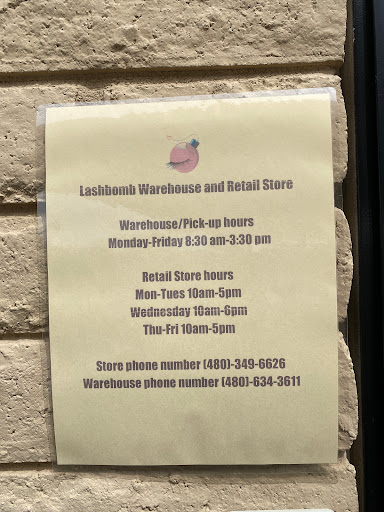 LASHBOMB Retail Store
