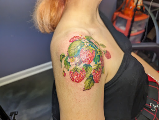Explore candyman tattoo ideas, creative tattoo ideas in Lockport, available at Tattoo City by Larry Brogan