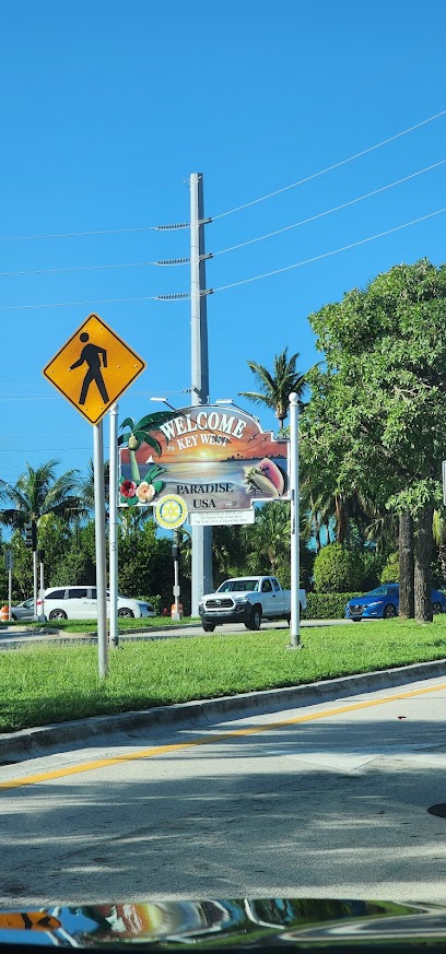 Welcome to Key West sign