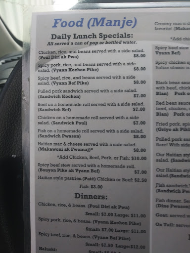 Caribbean Restaurant «Haitian Sensation Coffee Shop», reviews and photos, 869 E State St, Sharon, PA 16146, USA