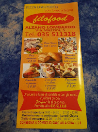 Restaurant Pizzeria Gastronomia D'Asporto Filofood à Alzano Lombardo - menu / carte