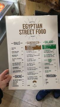 Restaurant égyptien Micka Falafel à Paris (la carte)