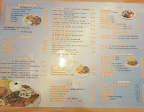 Menu / carte de Der Grieche à Bonn