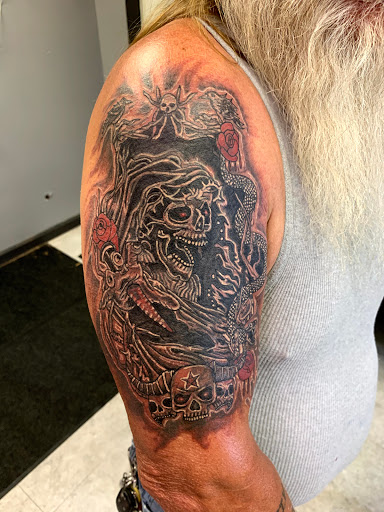 Explore scary movie tattoo ideas, creative tattoo ideas in Hudson Falls, available at ALTERED ADDICTION TATTOOS