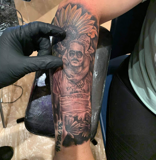 Explore tattoo frame ideas, creative tattoo ideas in Round Rock, available at Beto Tats