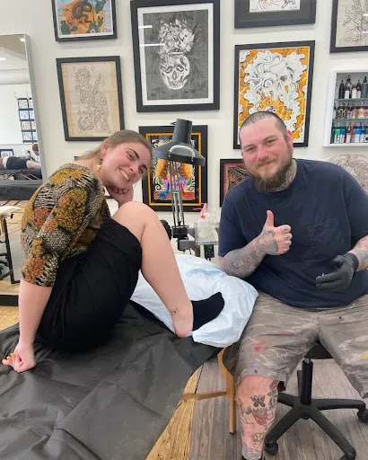 Explore girly tattoo sleeve ideas, creative tattoo ideas in Durham, available at Welcome Tattoo