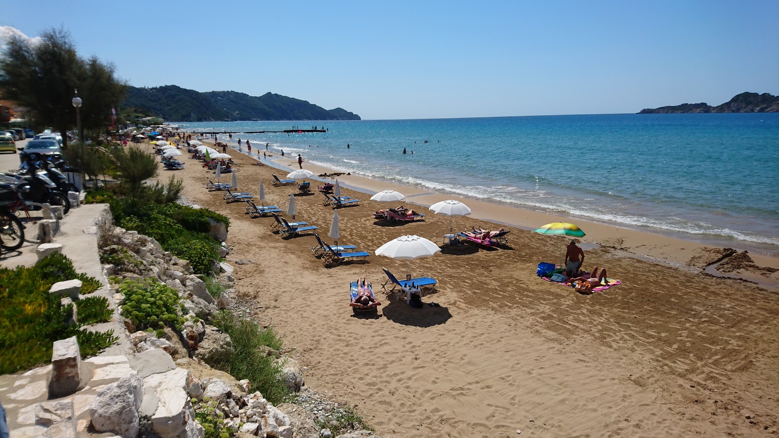 Photo de Plage d'Arillas avec un niveau de propreté de très propre