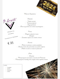 Menu du Il Quinto Peccato specialità senza glutine e senza lattosio à Oristano