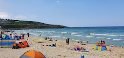 Foto di Porthmeor beach e l'insediamento