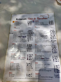 Menu du Casa do Bacalhau à Monte Francisco