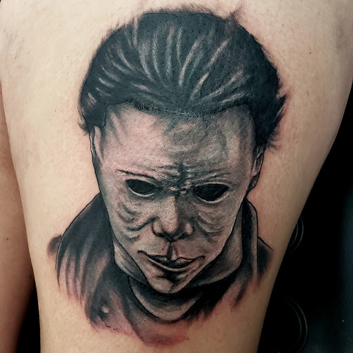 Explore gnome tattoo ideas, creative tattoo ideas in Iowa Falls, available at BiPolar Studios