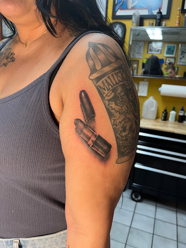 Explore half sleeve tattoo ideas for women, creative tattoo ideas in Germantown, available at Ambrotos Tattoo