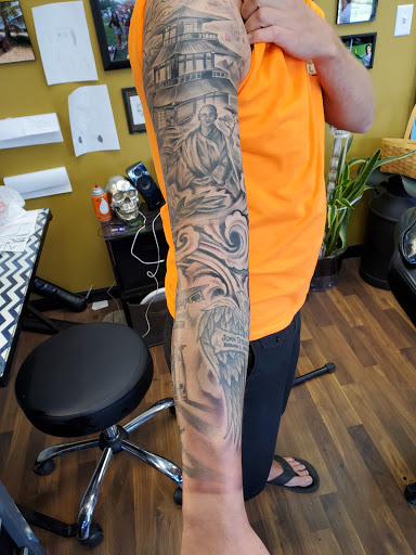 Explore son and daughter tattoo ideas for dad, creative tattoo ideas in Rock Island, available at OTool Design Custom Tattoo