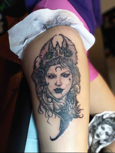 Explore fish hook tattoo ideas, creative tattoo ideas in New Orleans, available at Catahoula Tattoo 