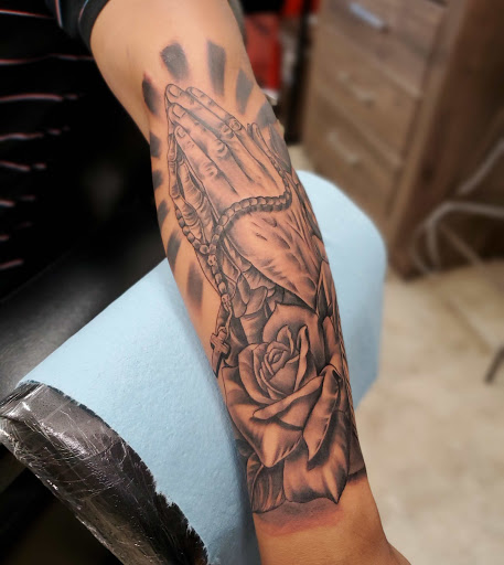 Explore mother son matching tattoo ideas, creative tattoo ideas in Bakersfield, available at CLASSIC STANDARD TATTOO CO.