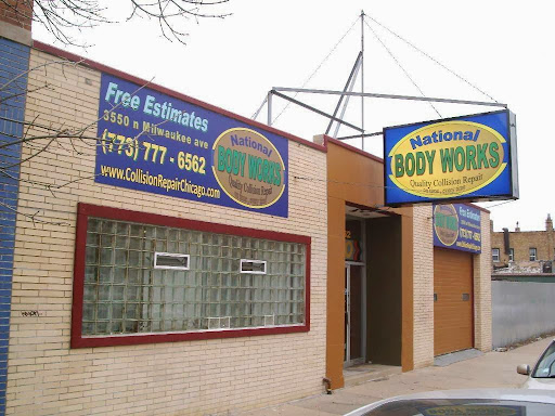 Auto Body Shop «National Body Works Inc», reviews and photos, 3550 N Milwaukee Ave, Chicago, IL 60641, USA