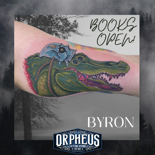 Explore chest name tattoo ideas, creative tattoo ideas in North Brunswick, available at Orpheus Tattoo Studio