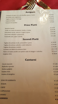 Osteria Valle à Todi menu