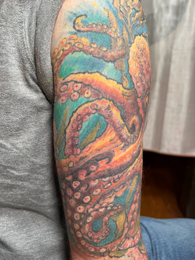 Explore tribal bear tattoo ideas, creative tattoo ideas in Doylestown, available at Mercury Tattoo Studio