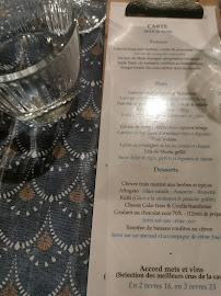 Restaurant Villa Curti à Uzès (le menu)