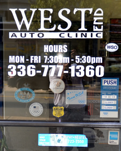Auto Repair Shop «West End Auto Clinic», reviews and photos, 1501 W 1st St, Winston-Salem, NC 27106, USA