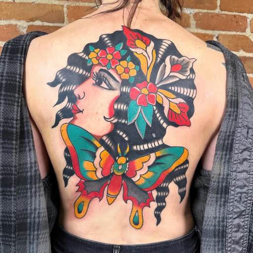 Explore good tattoo cover up ideas, creative tattoo ideas in Buffalo, available at The Tilted Rose Tattoo