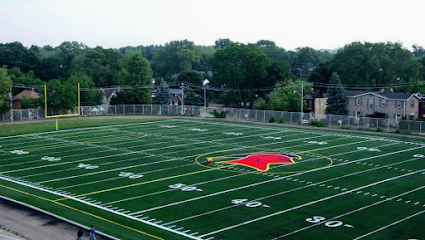 American football field