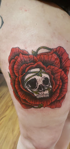 Explore half a sleeve tattoo ideas, creative tattoo ideas in York, available at Boomtown Tattoo Studio