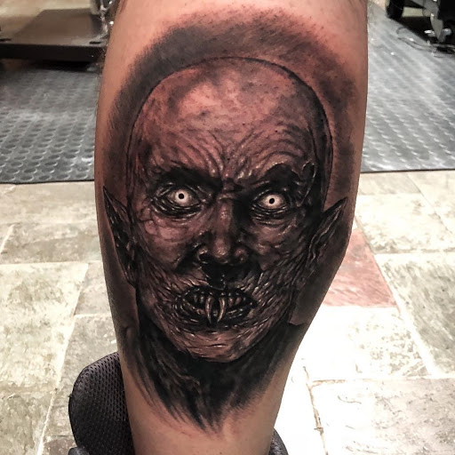 Explore tattoo ideas footprints, creative tattoo ideas in North Berwick, available at Skull and Snake Tattoo Studio Art Gallery