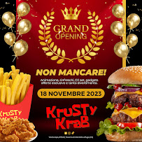 Menu / carte de Krusty Krab à Taverna