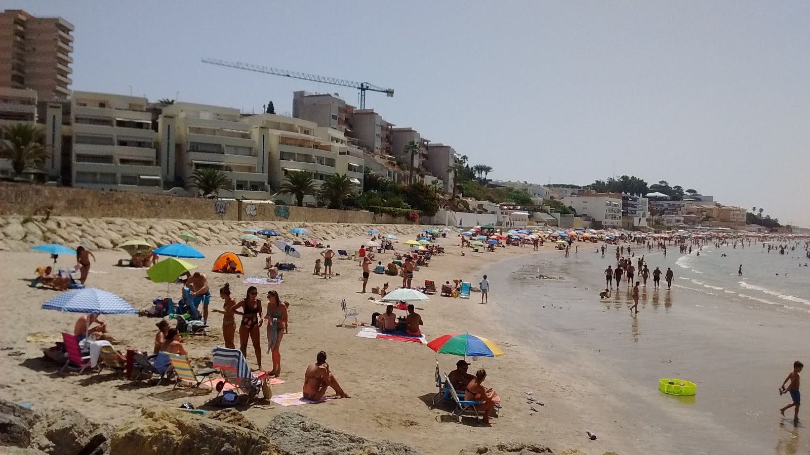 Foto van Playa de Fuentebravia voorzieningenruimte